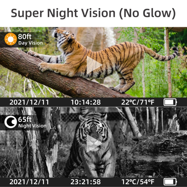 WiFi801Pro 4K Outdoor Tracking Hunting Camera APP Remote Phone Control To View Photos / Video At Any Time - Hunting Cameras by buy2fix | Online Shopping UK | buy2fix