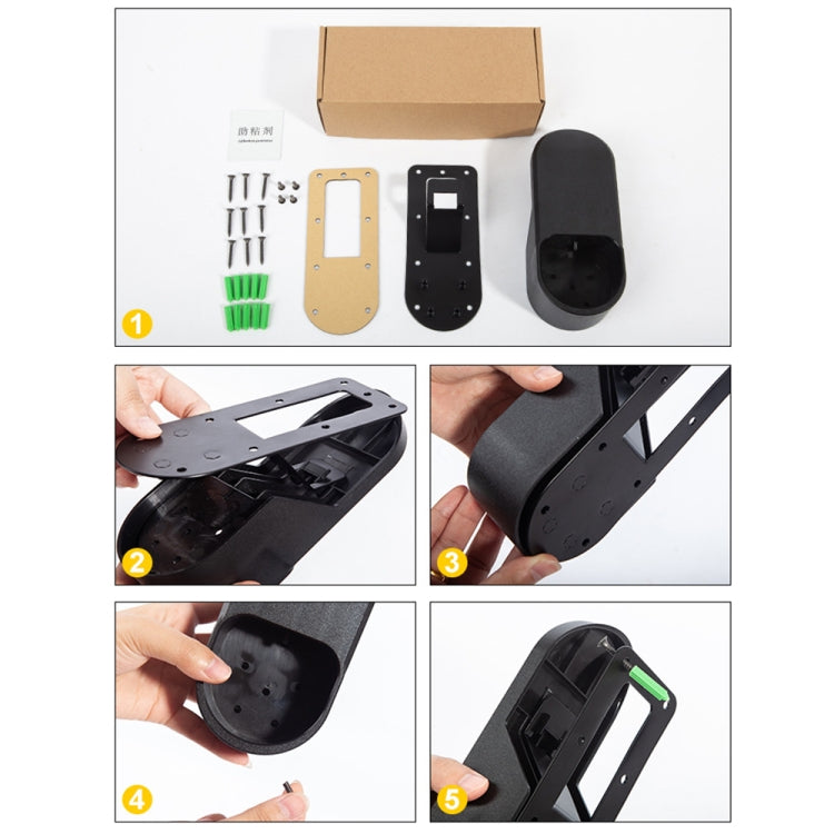 For Tesla Model 3 / X / S / Y Car Charger Wall Storage Bracket(US Plug) by buy2fix