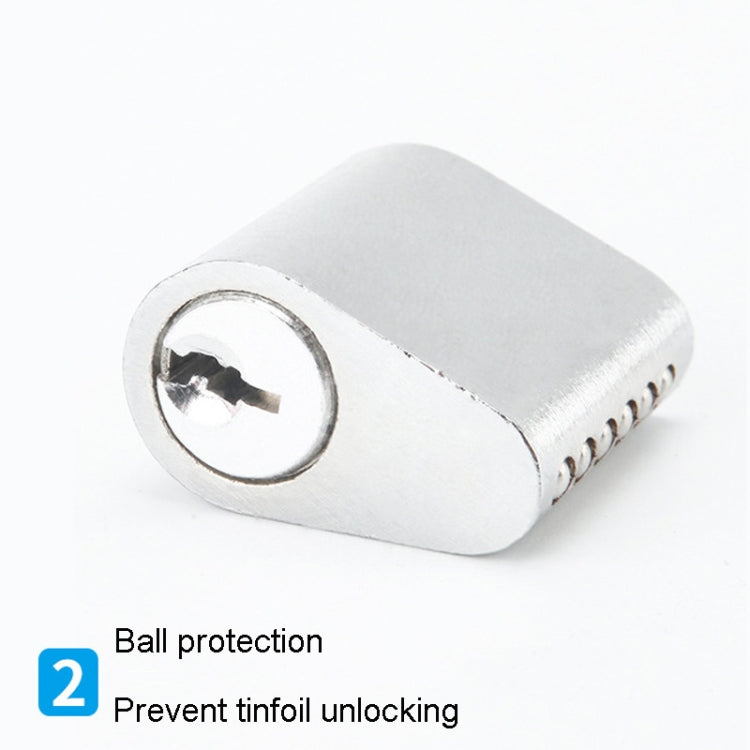 Fire Door Lock Cylinder Door Latch Fittings With Key, Model: Copper Core Interlocking+1 Key - Lock Cylinders by buy2fix | Online Shopping UK | buy2fix