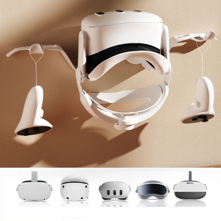 iplay Universal VR Wall-mounted Storage Bracket For Oculus Quest 3/2 Pico 4/3 PS5 VR(White) - VR Accessories by iplay | Online Shopping UK | buy2fix