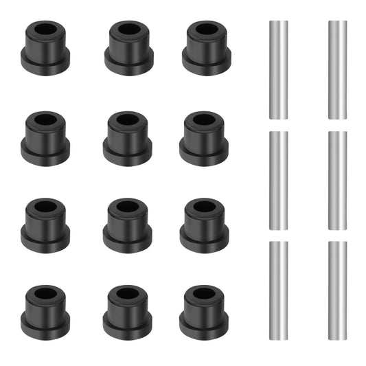 12pcs Rubber Sleeve+ 6pcs Iron Sleeve For EZGO TXT Golf Cart Steel Plate Rubber Sleeve Iron Sleeve Kit by buy2fix