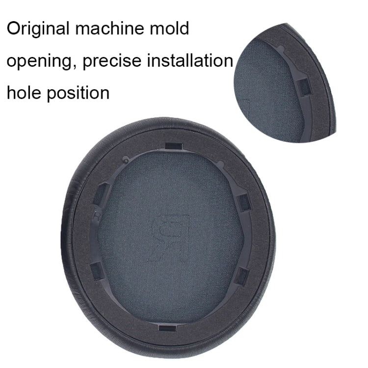 1pair For Anker Soundcore Life Q30 Headphone Leather Case Sponge Earmuffs by buy2fix