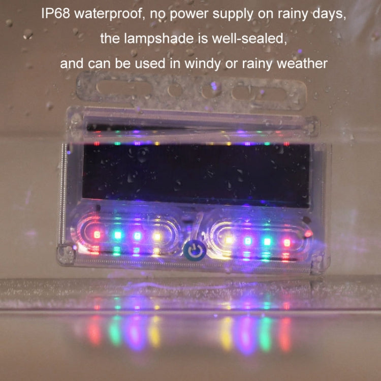 Car Solar Warning Light Anti-rear Collision LED Tail Light(Strong Magnetic) - Warning Lights by buy2fix | Online Shopping UK | buy2fix