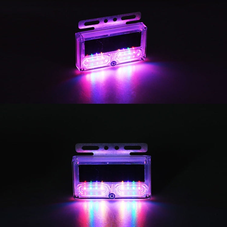Car Solar Warning Light Anti-rear Collision LED Tail Light(Double-sided Glue) - Warning Lights by buy2fix | Online Shopping UK | buy2fix