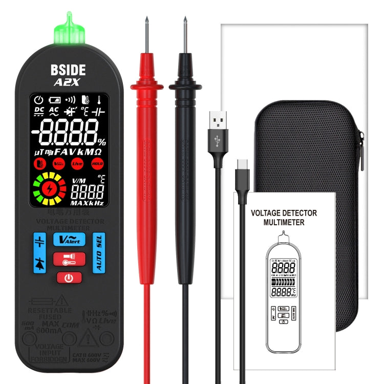 BSIDE A2X Charging Model Mini Digital Pen Auto Ranging Multimeter by BSIDE