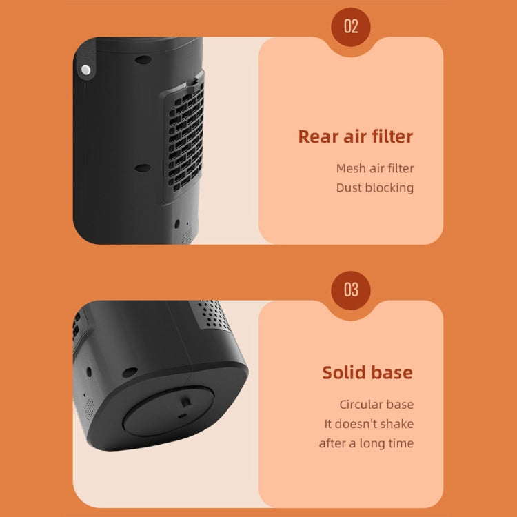 Remote Control Touch Screen Household Desktop PTC Instant Heating Heater, Style: UK Plug(Electronic Model) by buy2fix