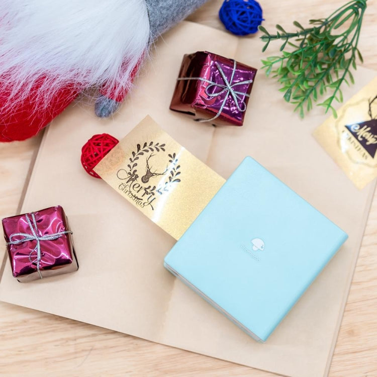 For Phomemo M02 / M02S / M02Pro 3rolls /Pack Transparent / Translucent / Gold Powder Black Letter Thermal Label Printing Paper by Phomemo