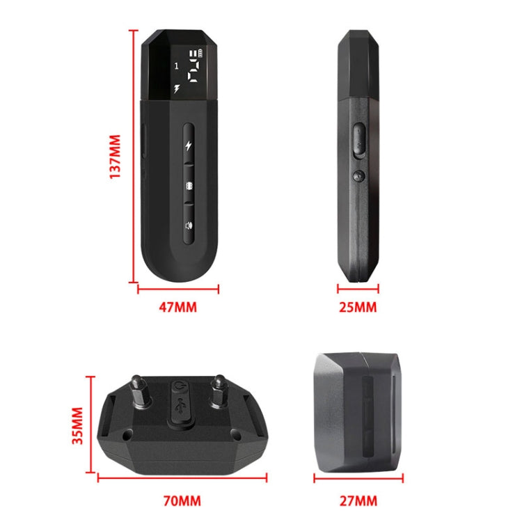669N-1 Smart Remote Control Dog Trainer Stop Barker Waterproof Vibration Collar - Training Aids by buy2fix | Online Shopping UK | buy2fix