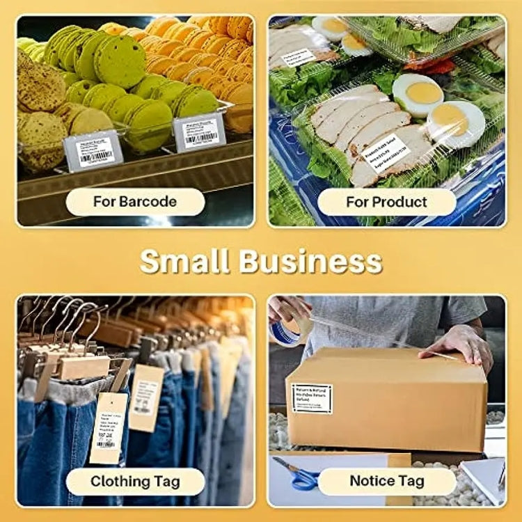 Phomemo M120 Label Maker Barcode Printer Bluetooth Thermal Label Machine(Black) by Phomemo