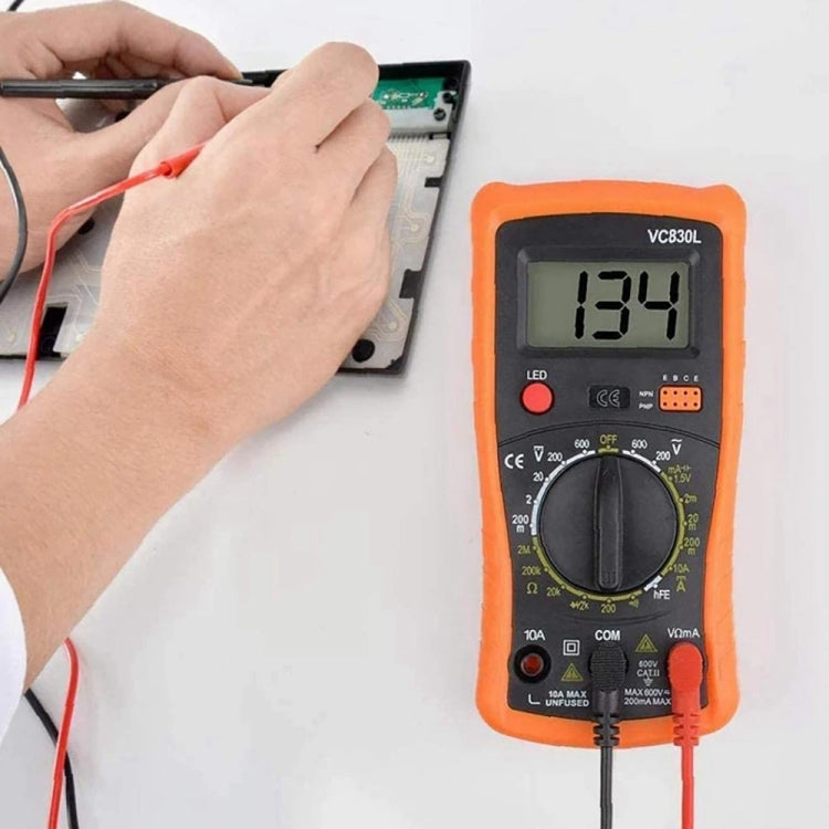 15-in-1 EU Plug 60W Adjustable Temperature Soldering Iron Set with VC830L Digital Multimeter - Soldering Iron Set by buy2fix | Online Shopping UK | buy2fix