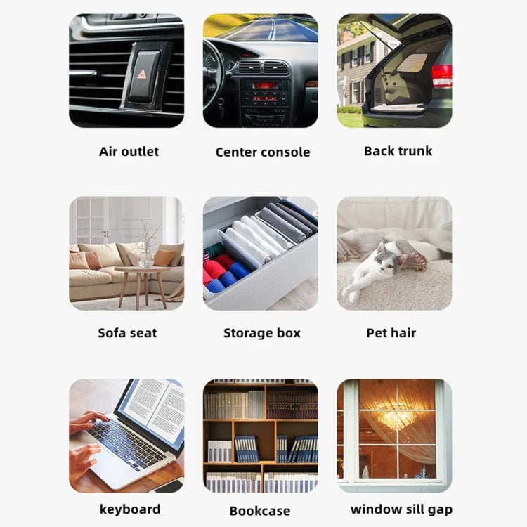 Mini Portable Detachable Wireless Handheld Powerful Car Vacuum Cleaner, Style: Metal Filter (White) - Vacuum Cleaner by buy2fix | Online Shopping UK | buy2fix