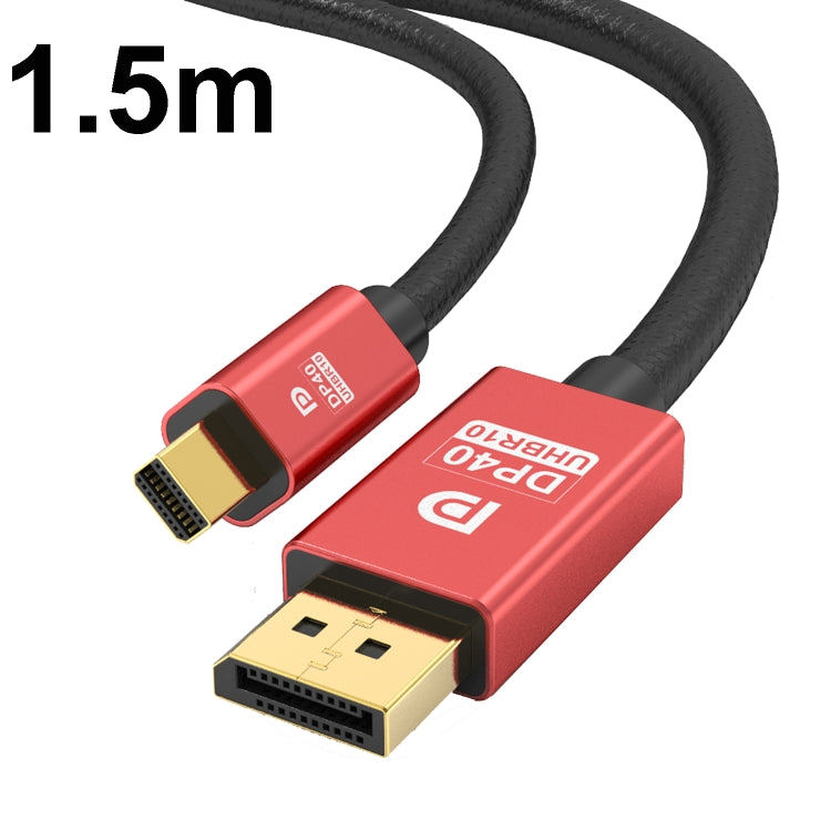 1.5m Version 2.1 Mini DP To DP Cable Monitor Computer Video Adapter Cable 30AWG OD6.3MM - by buy2fix | Online Shopping UK | buy2fix