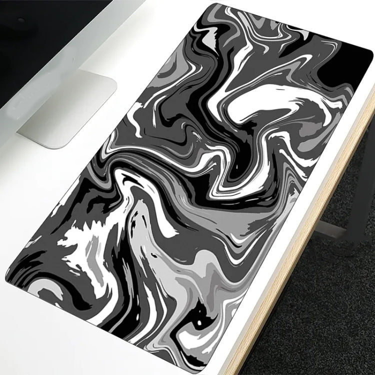 Large Abstract Mouse Pad Gamer Office Computer Desk Mat, Size: 400 x 900 x 2mm(Abstract Fluid 23) by buy2fix