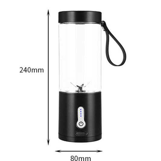 Portable Multifunctional USB Rechargeable Juice Extractor Cup Mini Electrical Juicer(White) by buy2fix