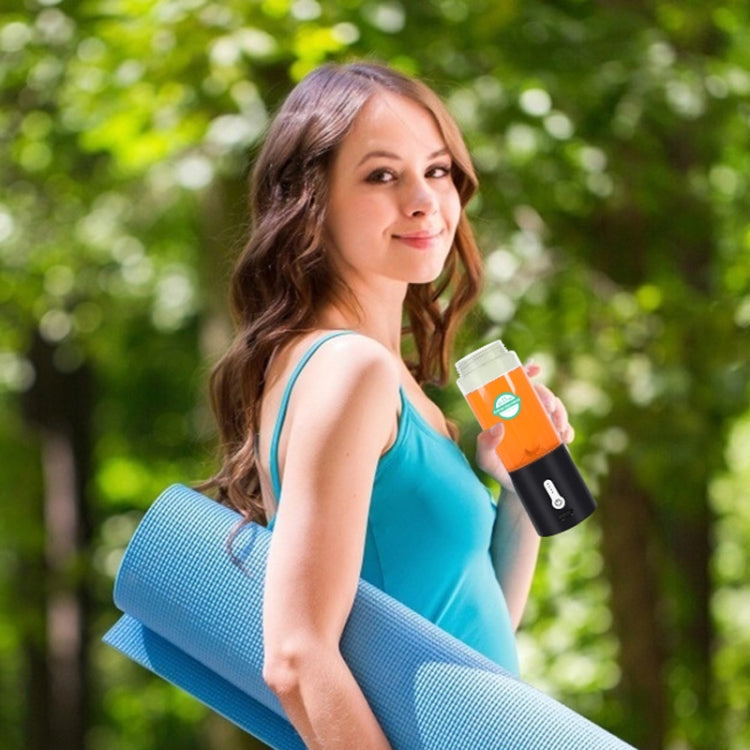 Portable Multifunctional USB Rechargeable Juice Extractor Cup Mini Electrical Juicer(White) by buy2fix