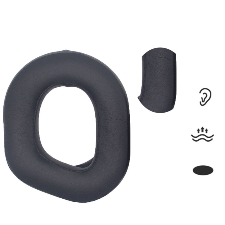 2pcs For Turtle Beach Stealth 700 Gen2 Headphone Covers Comfortable Headset Earmuffs(Football Pattern) by buy2fix