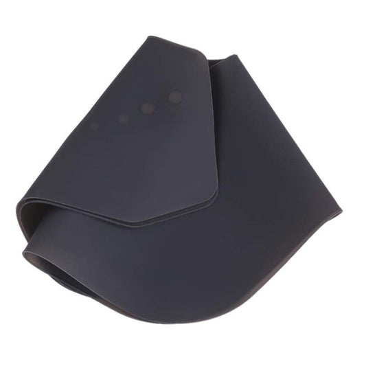 Hair Cutting Adjustable Shawl Capes Silicone Hairdressing Pad Neck Wrap Guard for Salon, Spec: Small Red by buy2fix