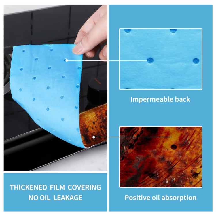 10pcs /Pack Disposable Oil Groove Suction Paper for Cooker Hoods, Spec: 10x90cm Regular - Range Hoods & Accessories by buy2fix | Online Shopping UK | buy2fix
