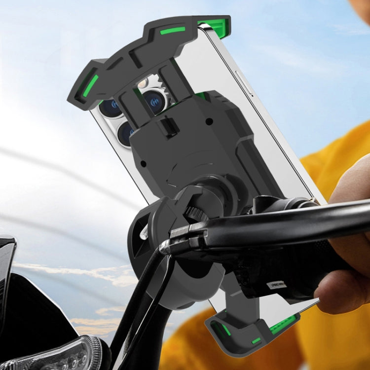 Shockproof Navigation Bracket for Motorcycle and Bicycle Mobile Phone, Random Color Delivery, Style: 2393P1 - Holder by buy2fix | Online Shopping UK | buy2fix