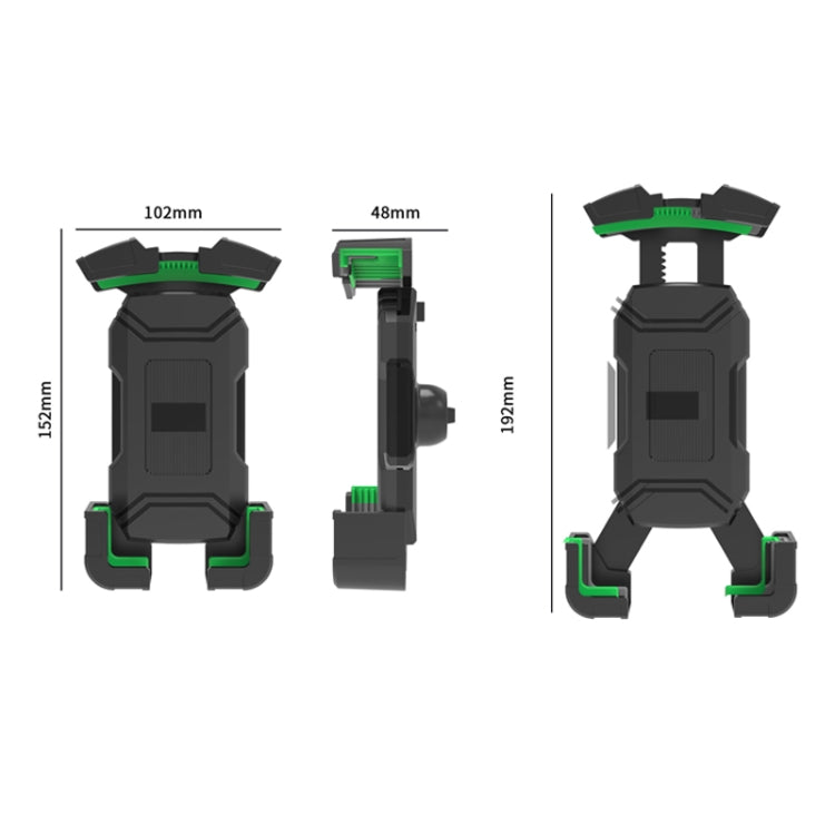 Shockproof Navigation Bracket for Motorcycle and Bicycle Mobile Phone, Random Color Delivery, Style: 2393P1 - Holder by buy2fix | Online Shopping UK | buy2fix