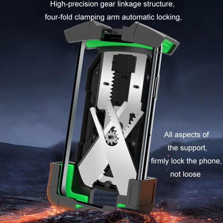 Shockproof Navigation Bracket for Motorcycle and Bicycle Mobile Phone, Random Color Delivery, Style: 2393P1 - Holder by buy2fix | Online Shopping UK | buy2fix