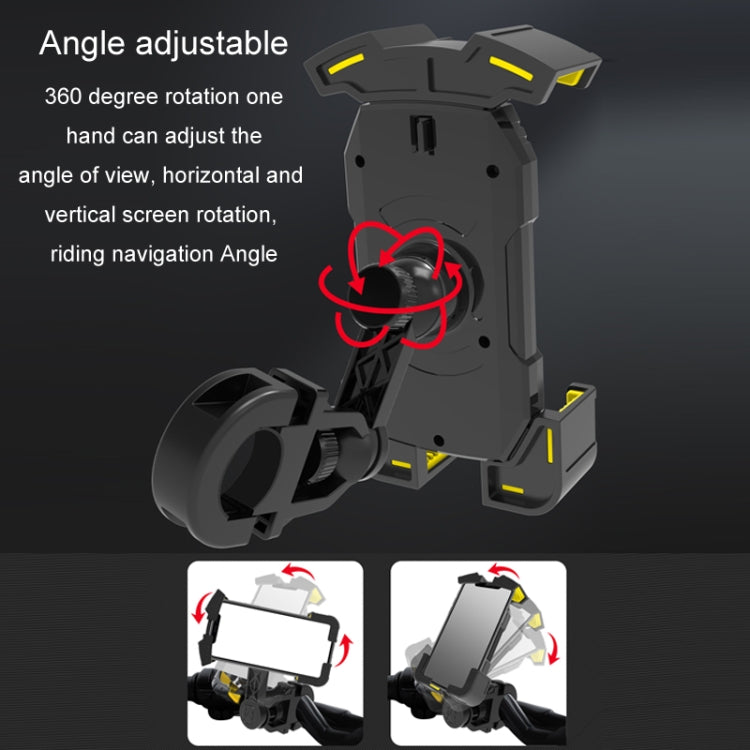 Shockproof Navigation Bracket for Motorcycle and Bicycle Mobile Phone, Random Color Delivery, Style: 2393P1 - Holder by buy2fix | Online Shopping UK | buy2fix
