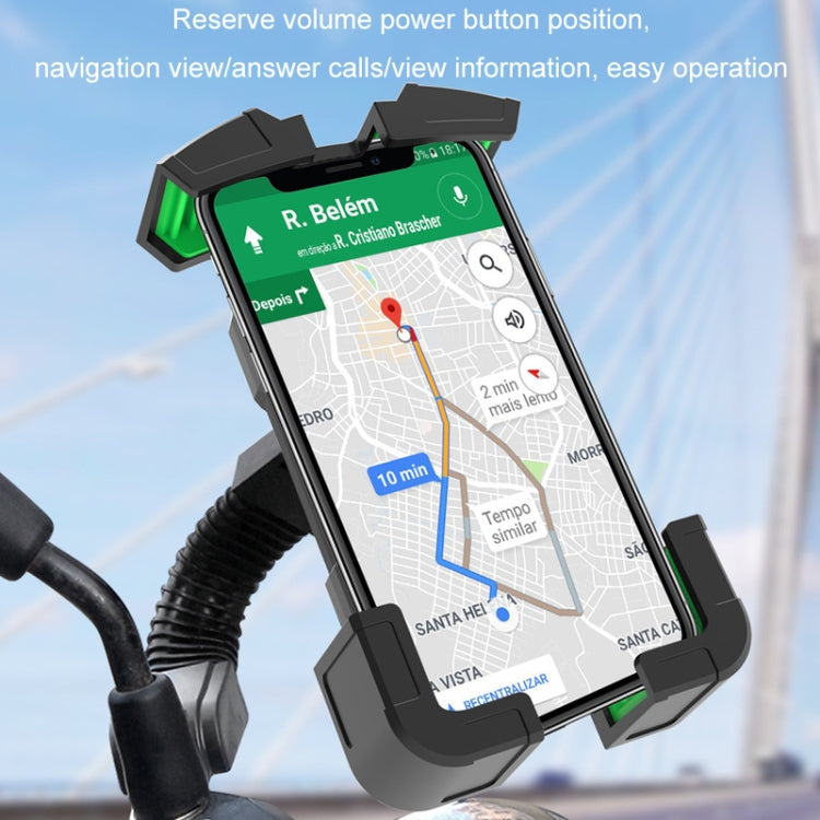 Shockproof Navigation Bracket for Motorcycle and Bicycle Mobile Phone, Random Color Delivery, Style: 2393P1 - Holder by buy2fix | Online Shopping UK | buy2fix