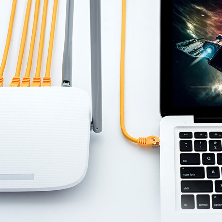 1m CAT6 Gigabit Ethernet Double Shielded Cable High Speed Broadband Cable by buy2fix