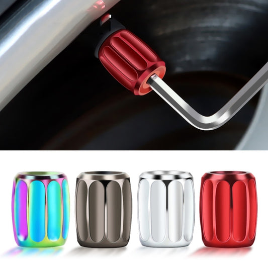 4pcs/set Metal Anti-theft Tyre Core Valve Personalised Conversion Cap, Color: Colorful by buy2fix