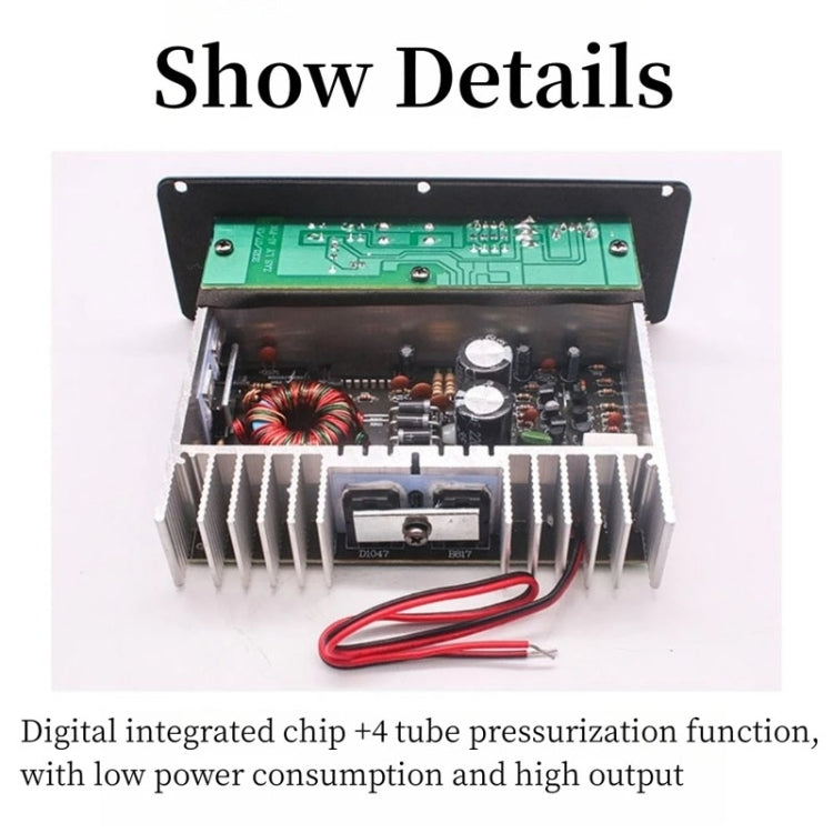 24V Car Audio Modification Ultra-thin Subwoofer Audio Amplifier Board RMS80W - Car Amplifiers by buy2fix | Online Shopping UK | buy2fix