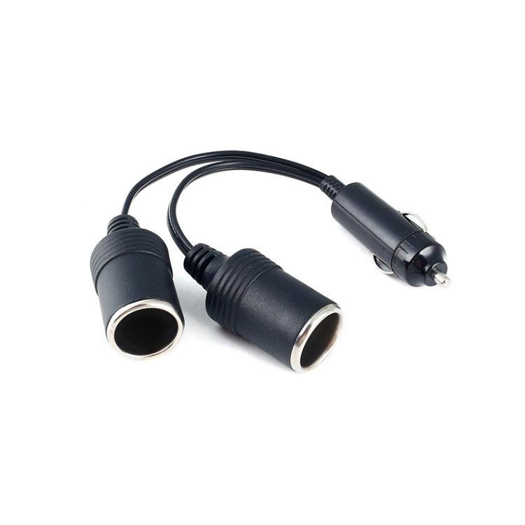 Copper Car Cigarette Lighter Extension 12/24V 10A General 1 Drag 2 Car Charging - Cigar Socket by buy2fix | Online Shopping UK | buy2fix