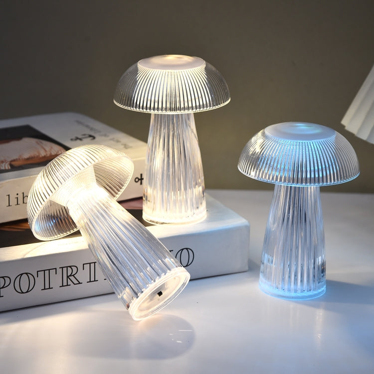 Mushroom Ambient Light Electronic Jellyfish Table Lamp Bedside Night Light 9.4 x 13.7cm(Warm White) - Night Lights by buy2fix | Online Shopping UK | buy2fix