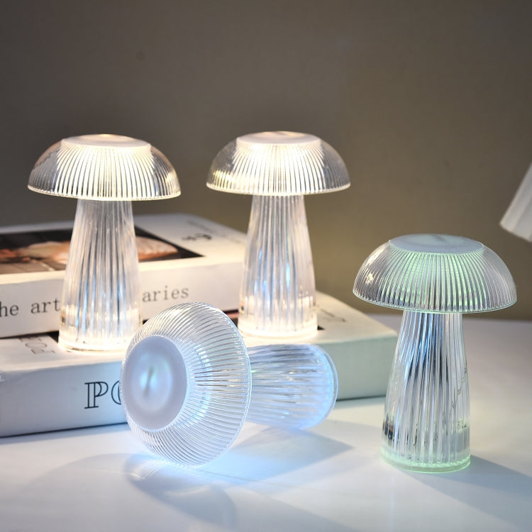 Mushroom Ambient Light Electronic Jellyfish Table Lamp Bedside Night Light 9.4 x 13.7cm(Warm White) - Night Lights by buy2fix | Online Shopping UK | buy2fix