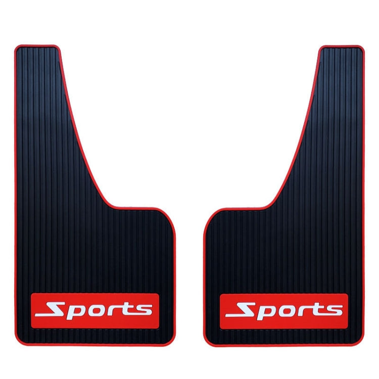2pcs Car Tire Mud Flap Modification Plastic Anti-Splash Mud Flap, Style: Large Sports - Mudguards by buy2fix | Online Shopping UK | buy2fix