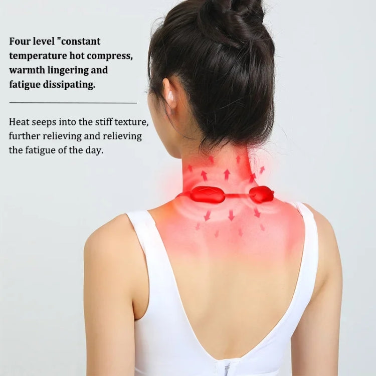 Mini Hanging Neck EMS Pulse Cervical Massager Shoulder and Neck Physiotherapy Instrument(Red) - Massage & Relaxation by buy2fix | Online Shopping UK | buy2fix