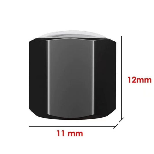 4pcs /Set Car Tire Labeling Valve Cover Motorcycle Auto Valve Core Caps(Black) by buy2fix