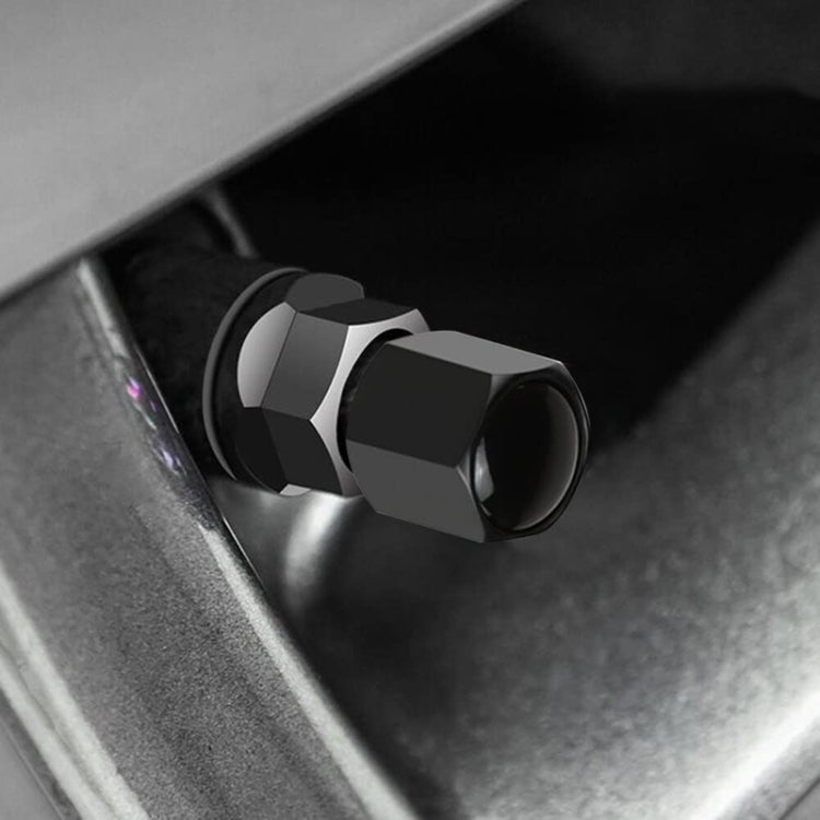 4pcs /Set Car Tire Labeling Valve Cover Motorcycle Auto Valve Core Caps(Red) by buy2fix