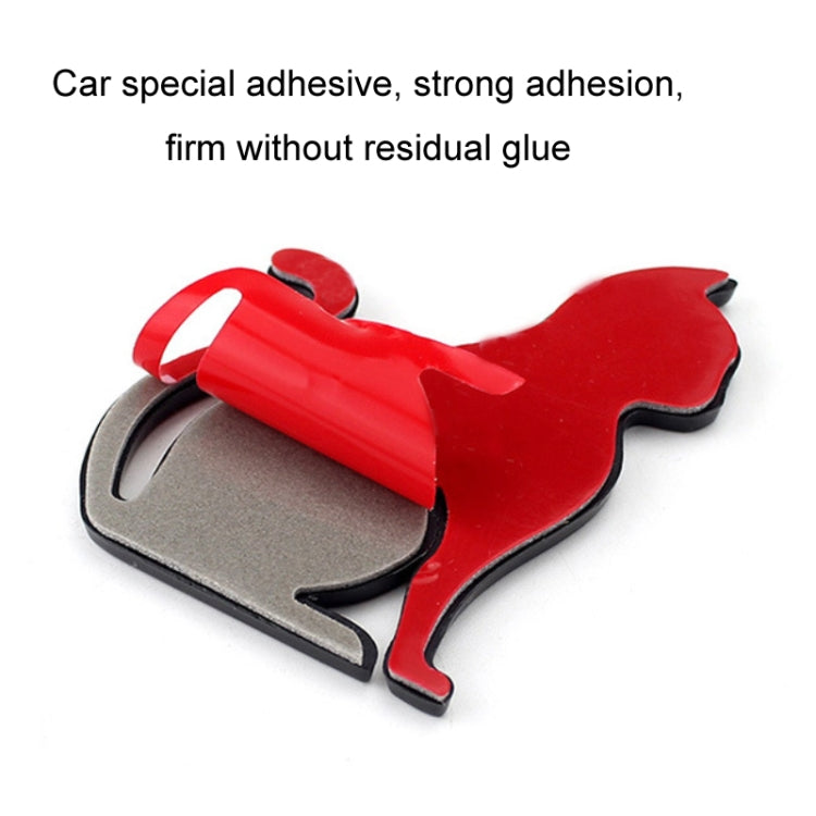 3D Cute Car Decoration Body Scratch Blocking Sticker, Color: Black Cat - 3D Metal Sticker by buy2fix | Online Shopping UK | buy2fix