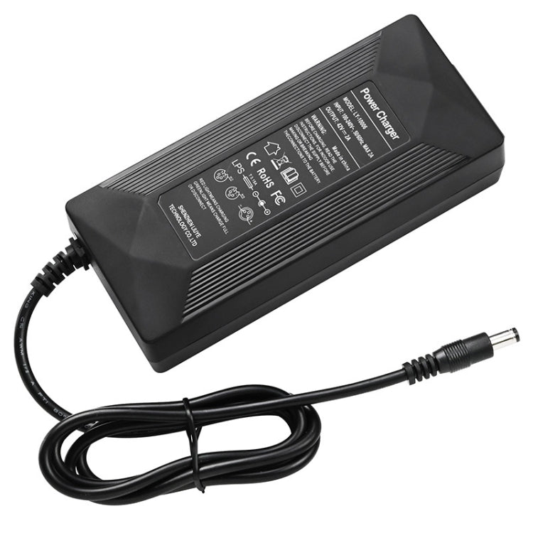 42V 2A Electric Bike Scooter Lithium Battery Charger With 4 Adapter Line UK Plug - Accessories & Parts by buy2fix | Online Shopping UK | buy2fix