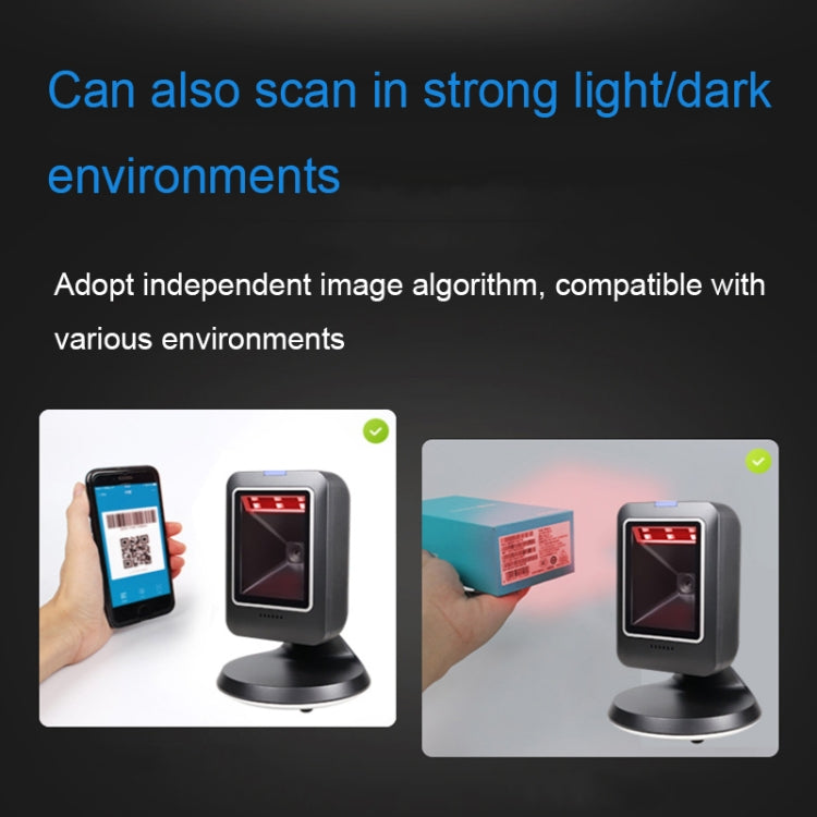 Supermarket Cashier Scanning Platform QR Code Payment Wired Handheld Barcode Scanner(DW158) - Barcode Scanner by buy2fix | Online Shopping UK | buy2fix