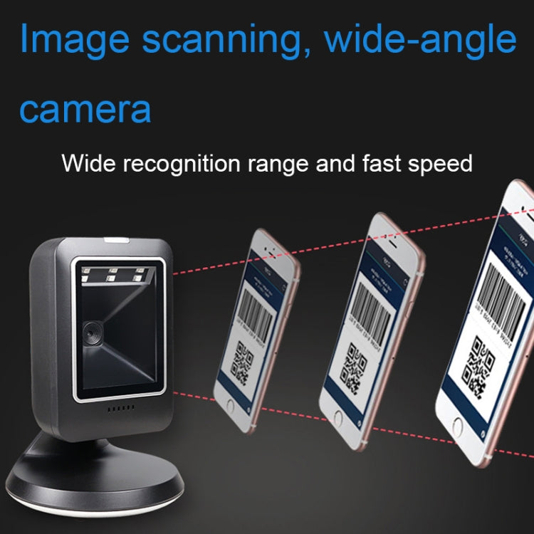 Supermarket Cashier Scanning Platform QR Code Payment Wired Handheld Barcode Scanner(DW158) - Barcode Scanner by buy2fix | Online Shopping UK | buy2fix