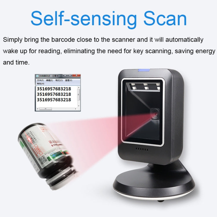Supermarket Cashier Scanning Platform QR Code Payment Wired Handheld Barcode Scanner(DW158) - Barcode Scanner by buy2fix | Online Shopping UK | buy2fix