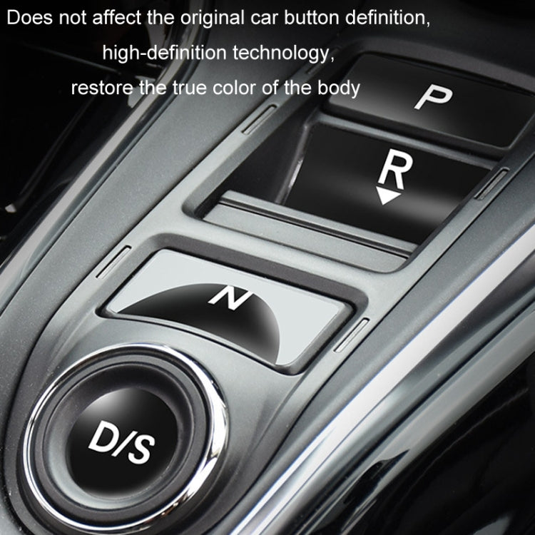For Acura CDX/19 RDX Car Interior Protective Film, Color: 6pcs /Set Gear Button Sticker - Sticker Tools by buy2fix | Online Shopping UK | buy2fix