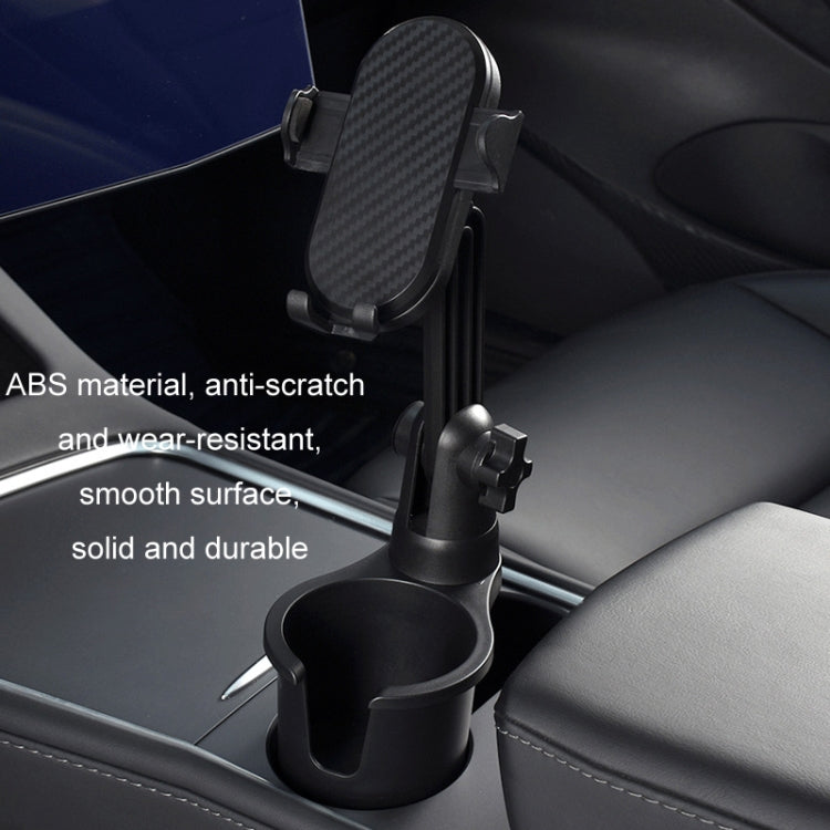 Car Centre Navigation Mobile Phone Holder 360 Rotating Water Cup Holder, Size: Large by buy2fix