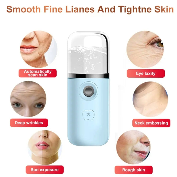 30ml Handheld Alcohol Disinfectant Instrument USB Interface Hydration Meter Humidifier, Color: Blue - Beauty Instrument by buy2fix | Online Shopping UK | buy2fix