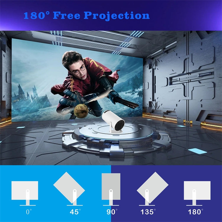 HY300 Smart Projector Android 11.0 System 120 Lumen Portable Projector US Plug - Mini Projector by buy2fix | Online Shopping UK | buy2fix