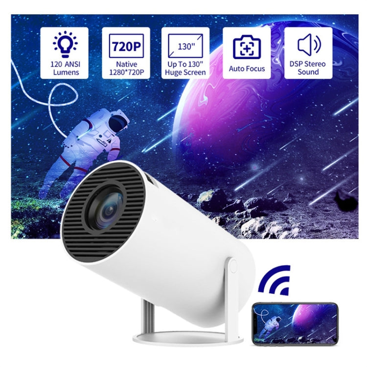 HY300 Smart Projector Android 11.0 System 120 Lumen Portable Projector US Plug - Mini Projector by buy2fix | Online Shopping UK | buy2fix