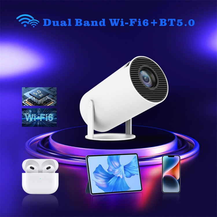 HY300 Smart Projector Android 11.0 System 120 Lumen Portable Projector US Plug - Mini Projector by buy2fix | Online Shopping UK | buy2fix