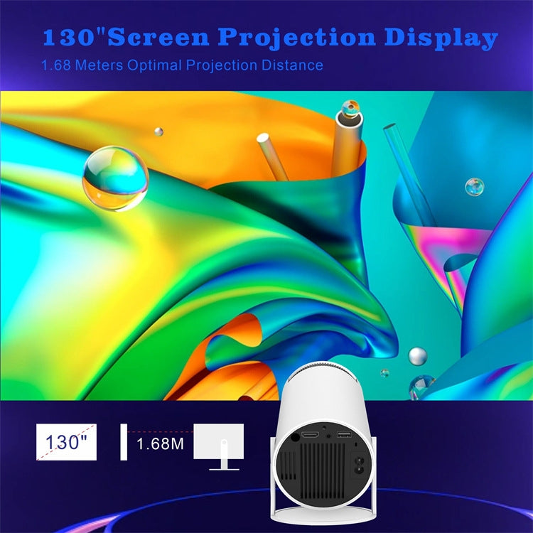 HY300 Smart Projector Android 11.0 System 120 Lumen Portable Projector US Plug - Mini Projector by buy2fix | Online Shopping UK | buy2fix