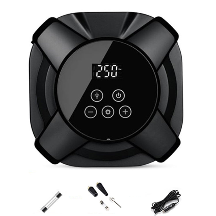 30 Cylinders Car Intelligent Digital Display Inflator Pump Portable Car Tire Pneumatic Engine(Black) - Inflatable Pump by buy2fix | Online Shopping UK | buy2fix